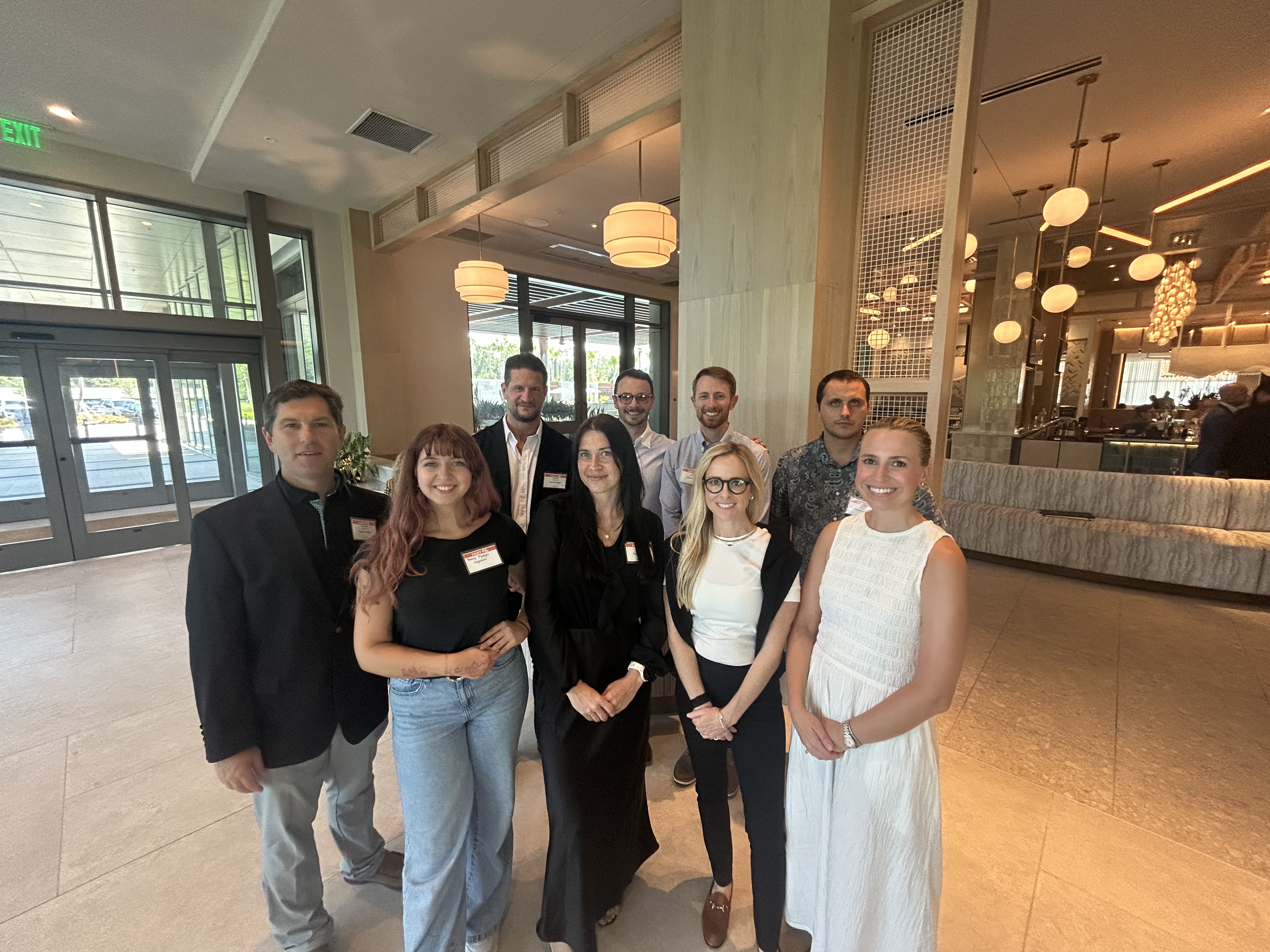 The Cognition team gathered outside during an all-hands event